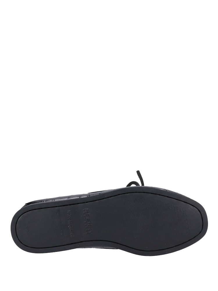 Sperry Black Authentic Original 2 Eye Boat Shoes - Image 5 of 5