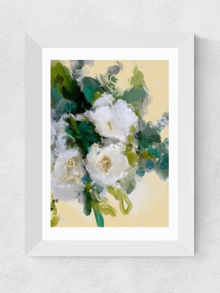 East End Prints Green Roses Buttercreme by Ana Rut Bre - Image 3 of 3