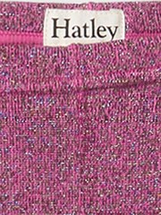 Hatley Pink Glitter Knit Leggings - Image 3 of 4