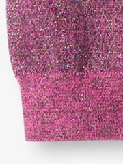 Hatley Pink Glitter Knit Leggings - Image 4 of 4