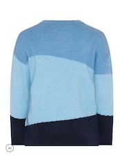 Yours Curve Colourblock Knit Jumper - صورة 6 من 6