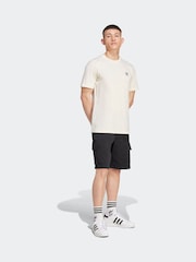 adidas originals Off White Originals Trefoil Essentials 100% Cotton T-Shirt - Image 4 of 8