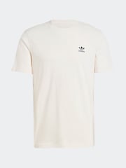 adidas originals Off White Originals Trefoil Essentials 100% Cotton T-Shirt - Image 8 of 8