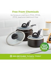 Tower 3 Piece Clear Saucepan Set - Image 4 of 5