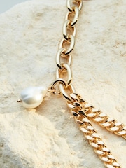 10 Carat Gold Tone Plated Premium Necklace Made With Recycled Brass - Image 2 of 5