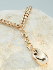 10 Carat Gold Tone Plated Premium Necklace Made With Recycled Brass - Image 3 of 5