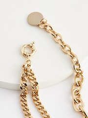 10 Carat Gold Tone Plated Premium Necklace Made With Recycled Brass - Image 5 of 5