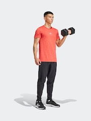 adidas Red Gym+ Training Seamless T-Shirt - Image 6 of 7