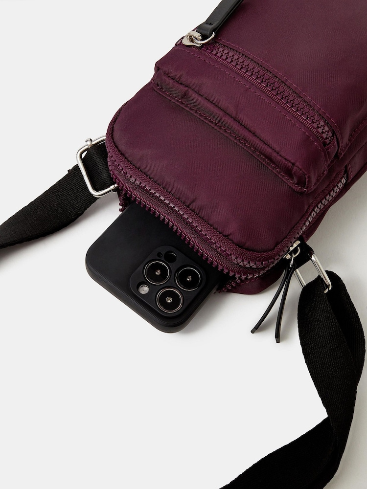 Accessorize Red Crossbody Phone Bag - Image 3 of 3 Accessorize Red Crossbody Phone Bag - Image 3 of 3