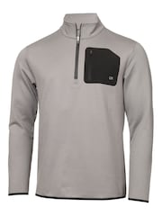 Calvin Klein Golf Delta Quarter Zip Sweatshirt - Image 6 of 9