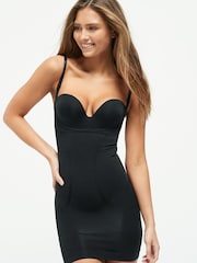 Black Firm Tummy Control Wear Your Own Bra Slip - Image 1 of 4