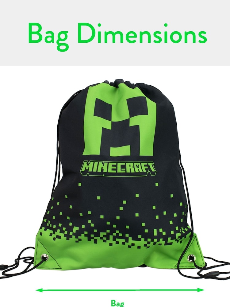 Character Black Minecraft Trainer Bag - Image 5 of 6