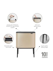 Brabantia Metallic Gold Bo 36L Touch Bin - Image 5 of 6