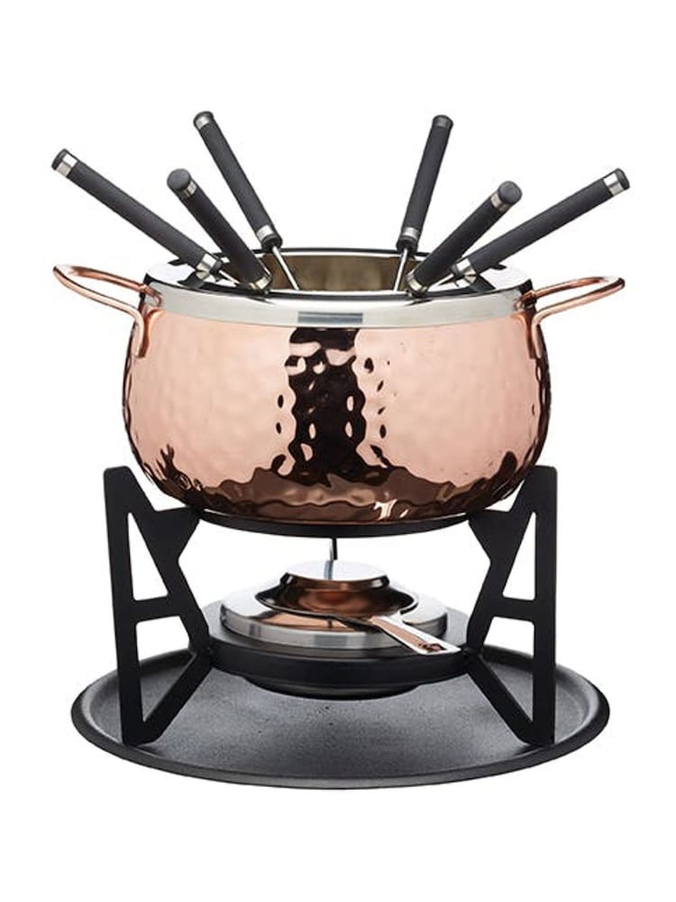 Gold Copper GFB Fondue Set - Image 3 of 3 Gold Copper GFB Fondue Set - Image 3 of 3