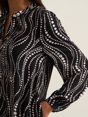 Phase Eight Black Patsy Pearl Swing Mini Dress - Image 5 of 6