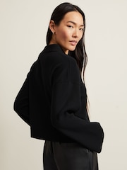 Phase Eight Black Zip Maise Jacket - Image 2 of 7