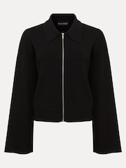 Phase Eight Black Zip Maise Jacket - Image 7 of 7