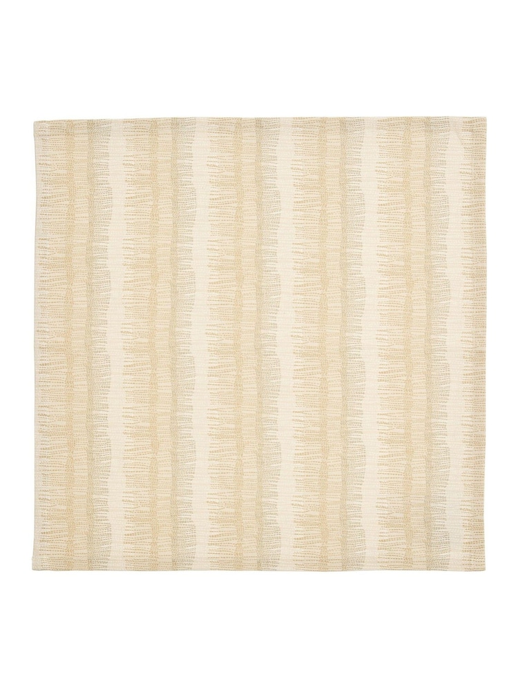 ABIGAIL AHERN x MURMUR Set of 4 Warm Ochre Canvas Cream Moya Napkins - Image 3 of 3 ABIGAIL AHERN x MURMUR Set of 4 Warm Ochre Canvas Cream Moya Napkins - Image 3 of 3