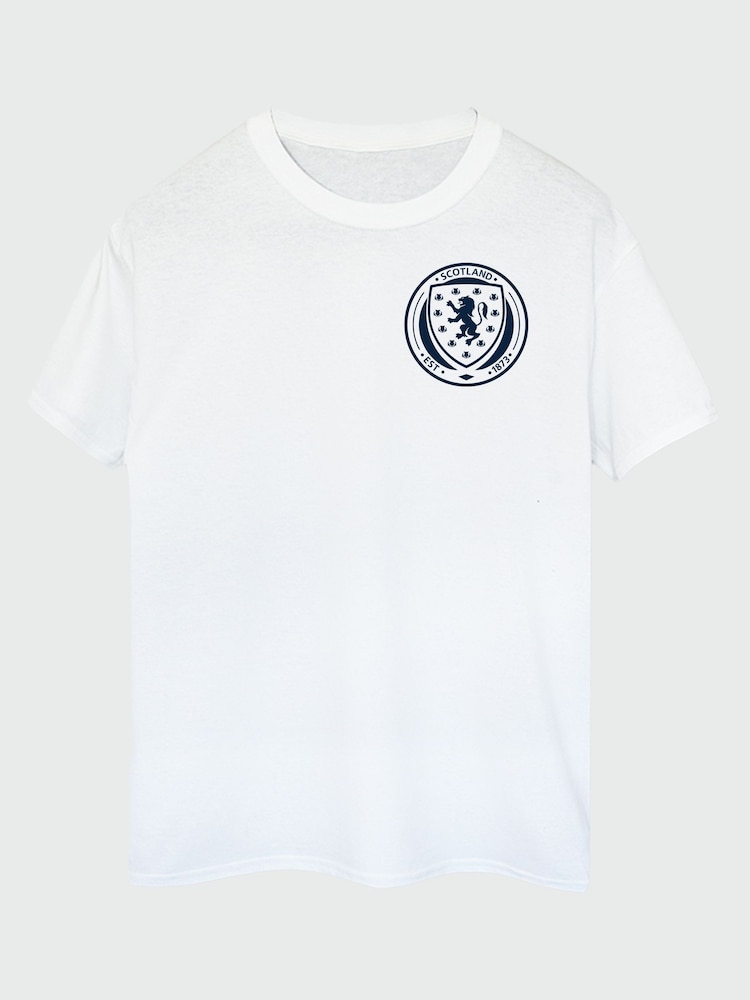 Brands In White Scotland Badge Pocket T-Shirt - Image 1 of 3 Brands In White Scotland Badge Pocket T-Shirt - Image 1 of 3