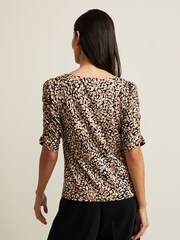 Phase Eight Natural Brooke Print Top - Image 2 of 6