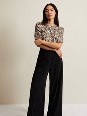 Phase Eight Natural Brooke Print Top - Image 3 of 6