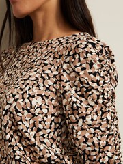 Phase Eight Natural Brooke Print Top - Image 5 of 6
