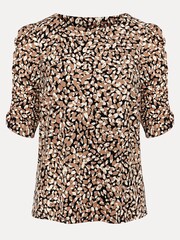 Phase Eight Natural Brooke Print Top - Image 6 of 6