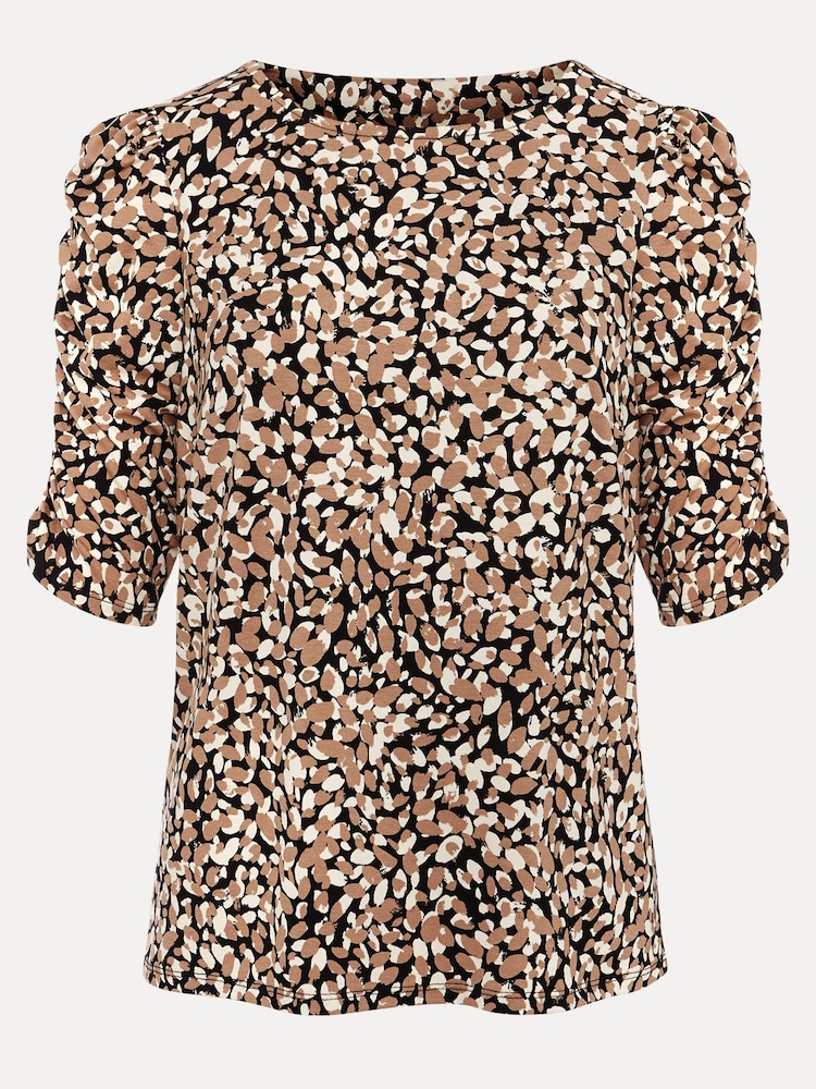Phase Eight Natural Brooke Print Top - Image 6 of 6