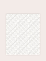 Laura Ashley White Mr Jones Paintable A4 Wallpaper Sample - Image 2 of 2