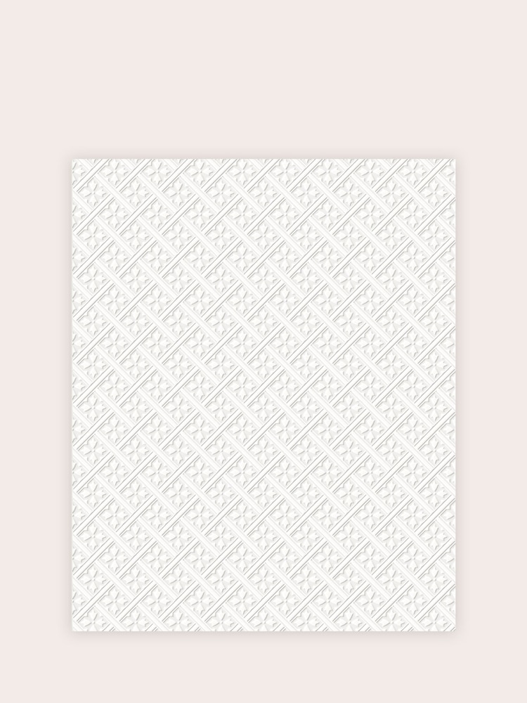 Laura Ashley White Mr Jones Paintable A4 Wallpaper Sample - Image 2 of 2