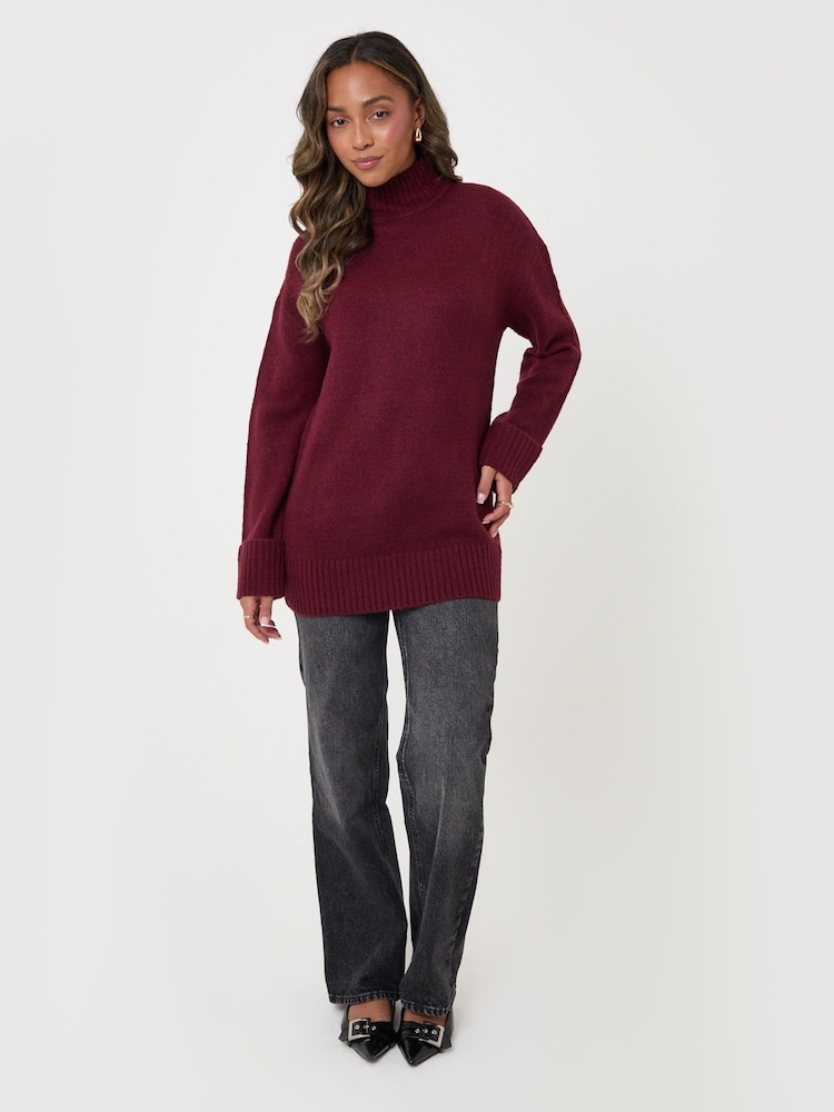 Threadbare Relaxed Fit воронка мойын джемпері - 5суретінің 1 суреті