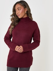 Threadbare Relaxed Fit воронка мойын джемпері - 5суретінің 3 суреті