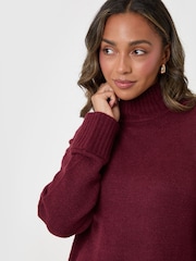 Threadbare Relaxed Fit воронка мойын джемпері - 5суретінің 4 суреті