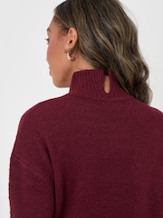 Threadbare Relaxed Fit воронка мойын джемпері - 5суретінің 5 суреті