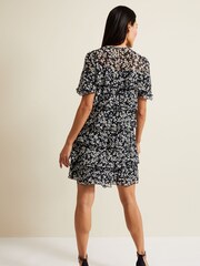 Phase Eight Natural Maeve Floral Tiered Shift Dress - Image 2 of 7