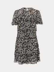 Phase Eight Natural Maeve Floral Tiered Shift Dress - Image 7 of 7