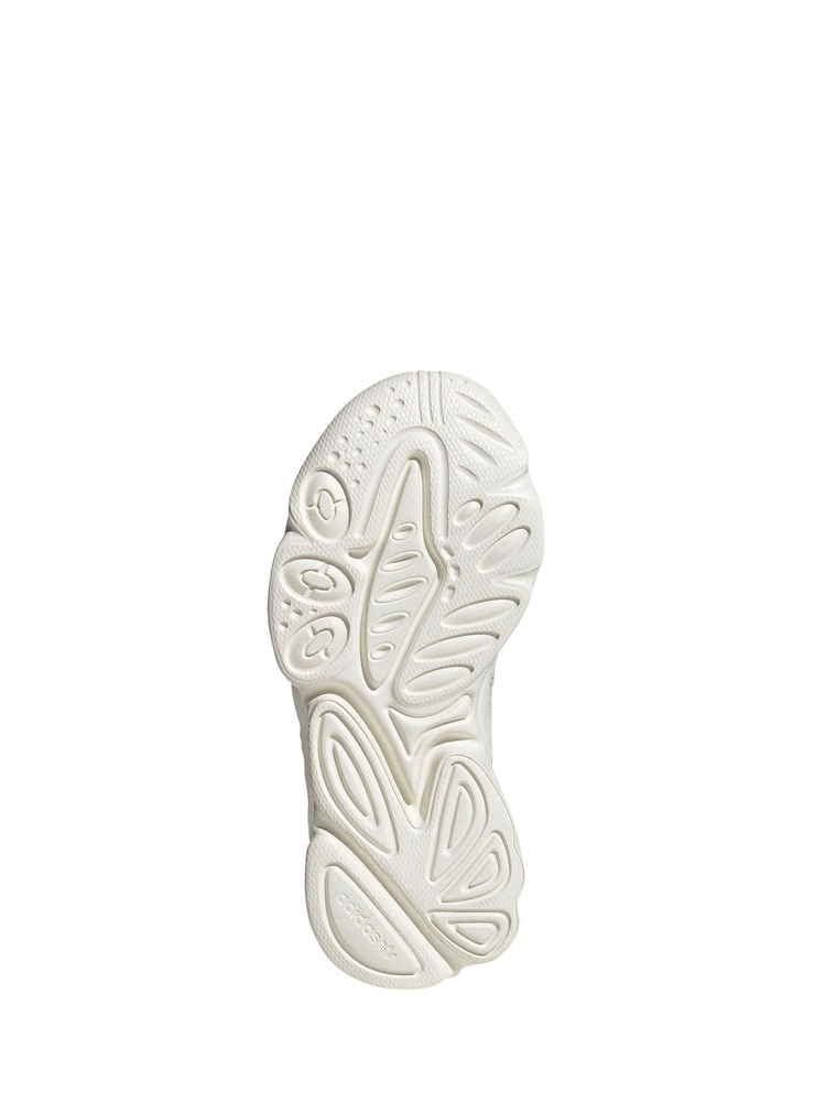 adidas Originals White Ozweego Trainers - Image 10 of 13