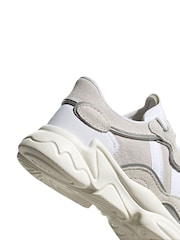 adidas Originals White Ozweego Trainers - Image 12 of 13