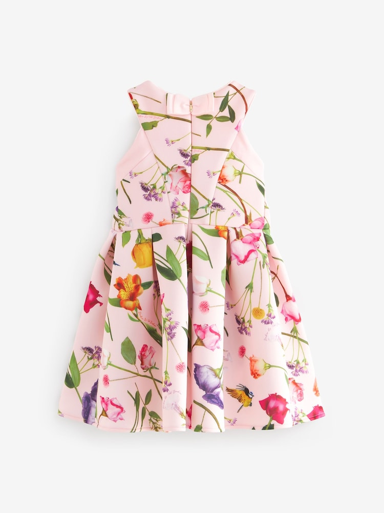 Baker by Ted Baker Red Seam Scuba Dress - Image 6 of 9