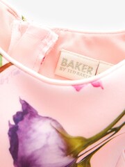 Baker by Ted Baker Red Seam Scuba Dress - Image 9 of 9