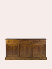 Laura Ashley Dark Chestnut Garrat 3 Door 3 Drawer Sideboard - Image 6 of 8