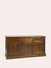 Laura Ashley Dark Chestnut Garrat 3 Door 3 Drawer Sideboard - Image 7 of 8