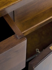 Laura Ashley Dark Chestnut Garrat 3 Door 3 Drawer Sideboard - Image 8 of 8