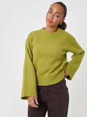 Threadbare Green Relaxed Fit Crew Neck Jumper - Image 2 of 5