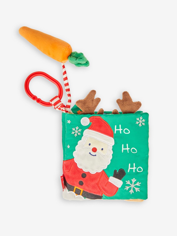 JoJo Maman Bébé Santa Fabric Book - Image 1 of 6