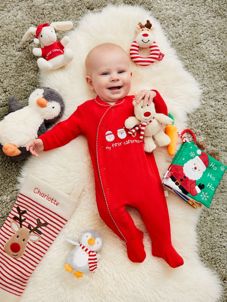 JoJo Maman Bébé Santa Fabric Book - Image 6 of 6 JoJo Maman Bébé Santa Fabric Book - Image 6 of 6