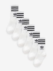 Weiß - Adidas Crew-Socken 6er-Pack - Bild 1 von 4
