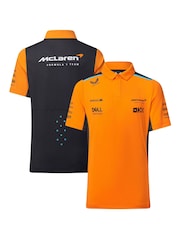 Fanatics Orange McLaren 2023 Team Polo Shirt Kids - Image 1 of 4