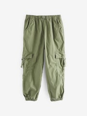 Khakigrün - Parachute-Cargohose mit Jerseyfutter (3–16 Jahre) - Bild 1 von 7