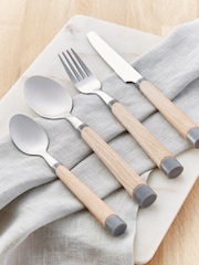 Tower 16 Piece Grey Scandi Cutlery Set - Image 1 of 1